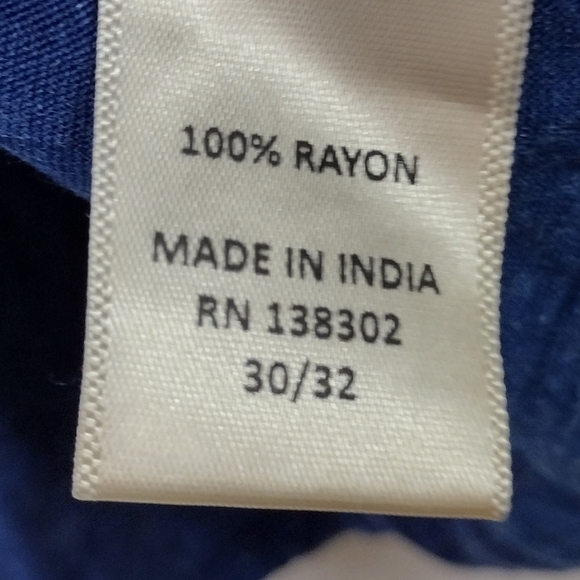 NWOT Avenue Embellished Top Women's 30/32 Blue Boho Retro 90s Y2K Casual Comfy - Picture 11 of 13